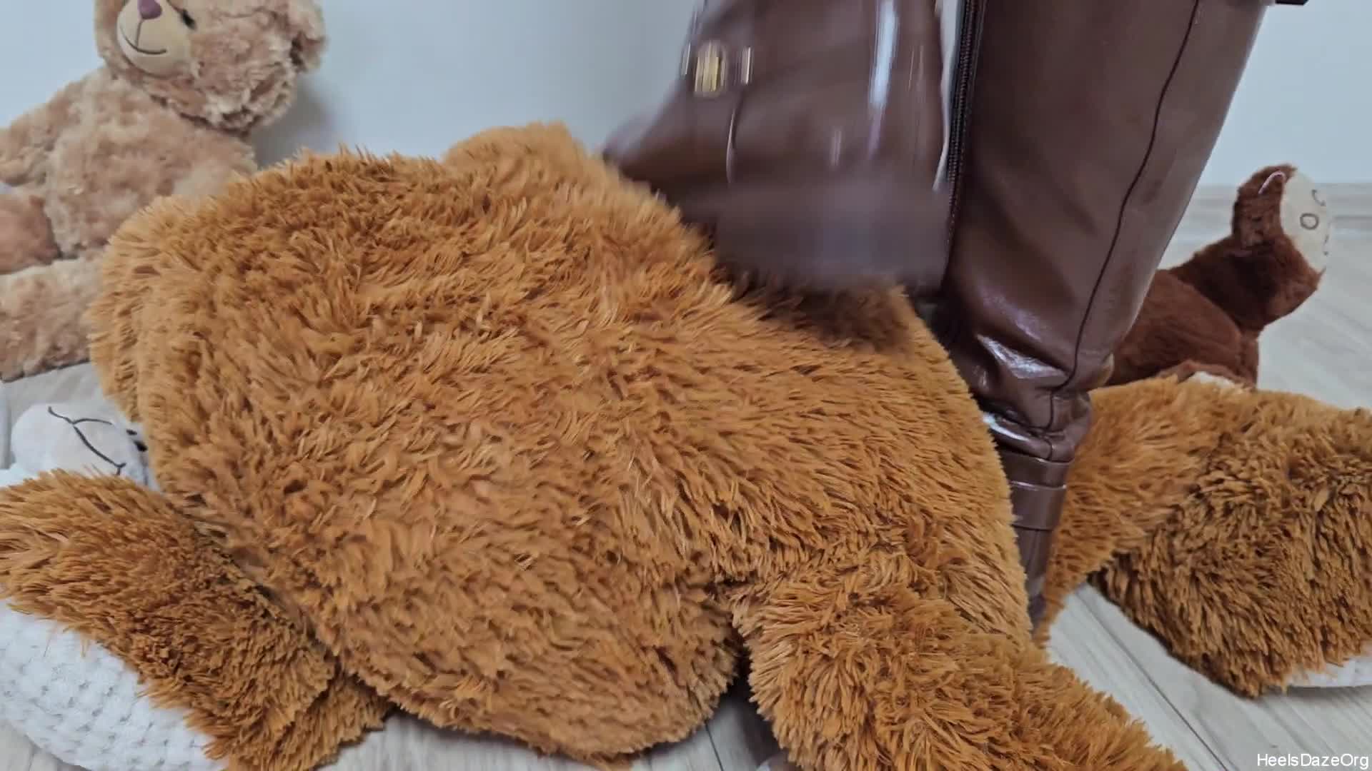 Trampling Teddies In Brown Boots