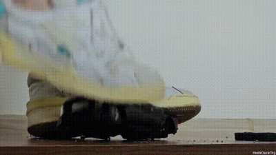 Toy Car Crush In Sneakers