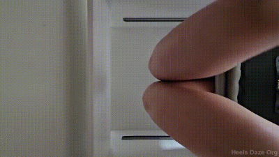 Unaware Giantess Working On Laptop Barefoot