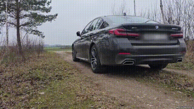 Driving Bmw 5 Series In Brown Boots