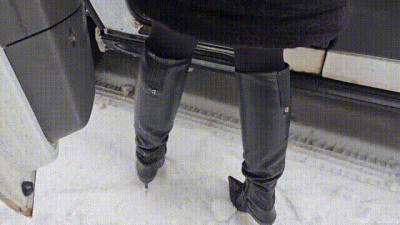 Hard Revving Ford Transit Stiletto Boots