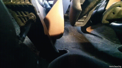 Driving Bmw E46 In Stiletto Heels