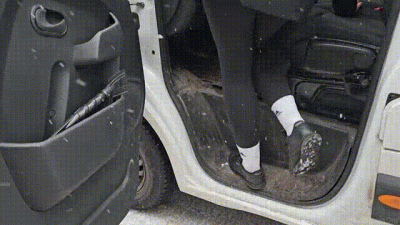 Revving Renault Master Van In Reeboks