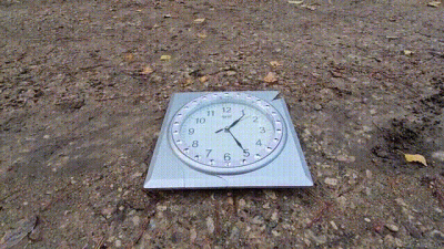 Crushing Clock In Buffalo Boots