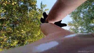 Giantess Trampling You With Beige Shoes