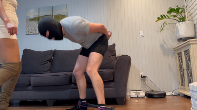 Ballbusting By The Fire