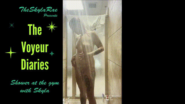Theskylarae - The Voyeur Diaries - Gym Shower - iWantClips    