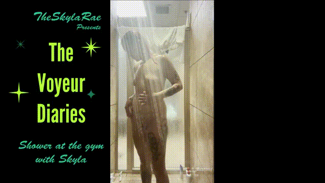 Theskylarae - The Voyeur Diaries - Gym Shower - iWantClips    