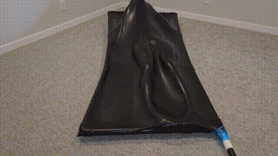 Latex Vacbed Gay Tease