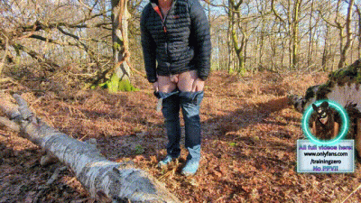 Valentine's Day Femdom Woodland Public Anal Pegging Strapon