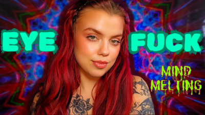 Eye Fuck- Green Eye Worship ASMR (No Talking)- Ginger Rae