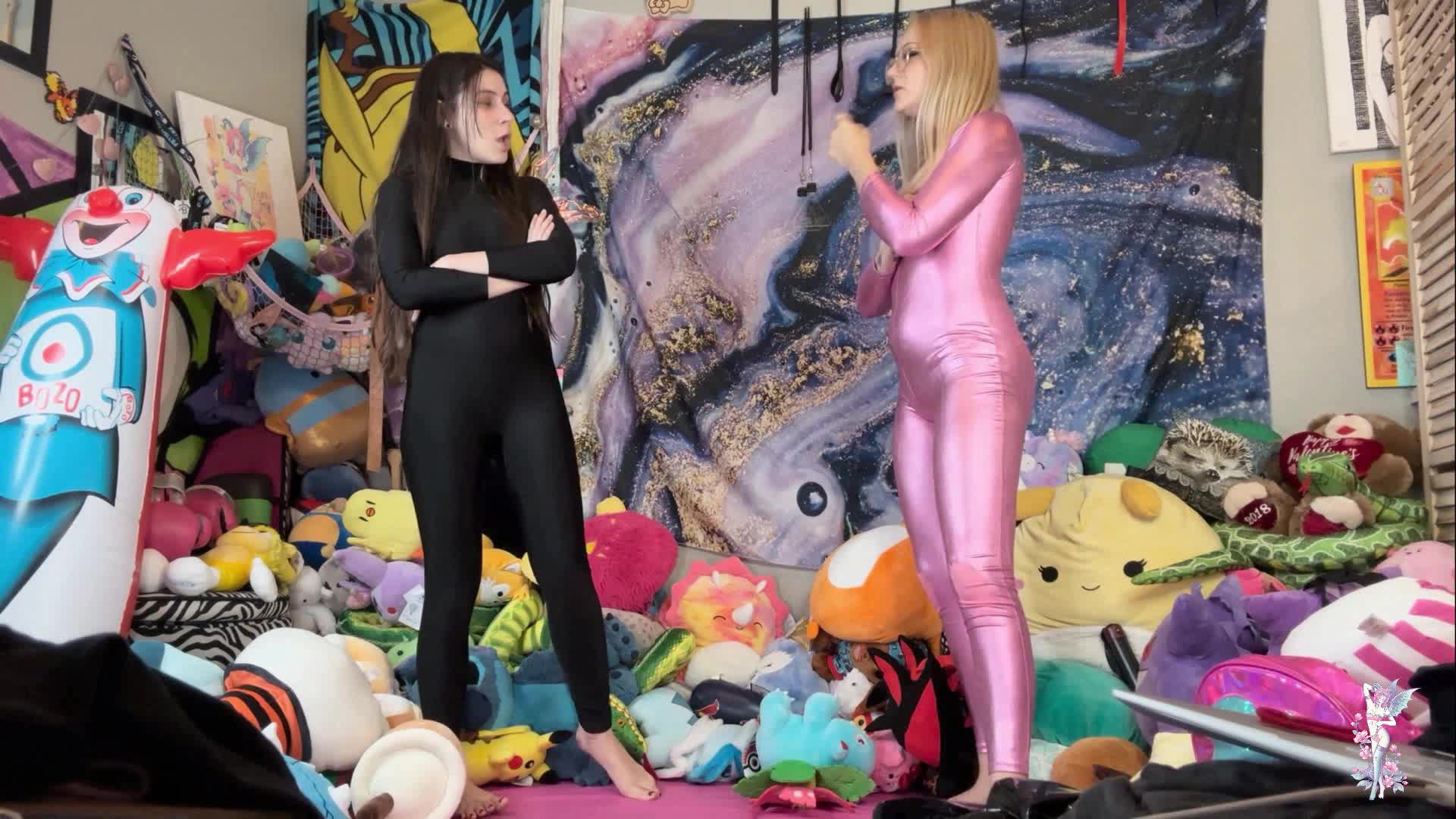 HD/ Ziva Fey- Catsuit Kos With Ashley Moore