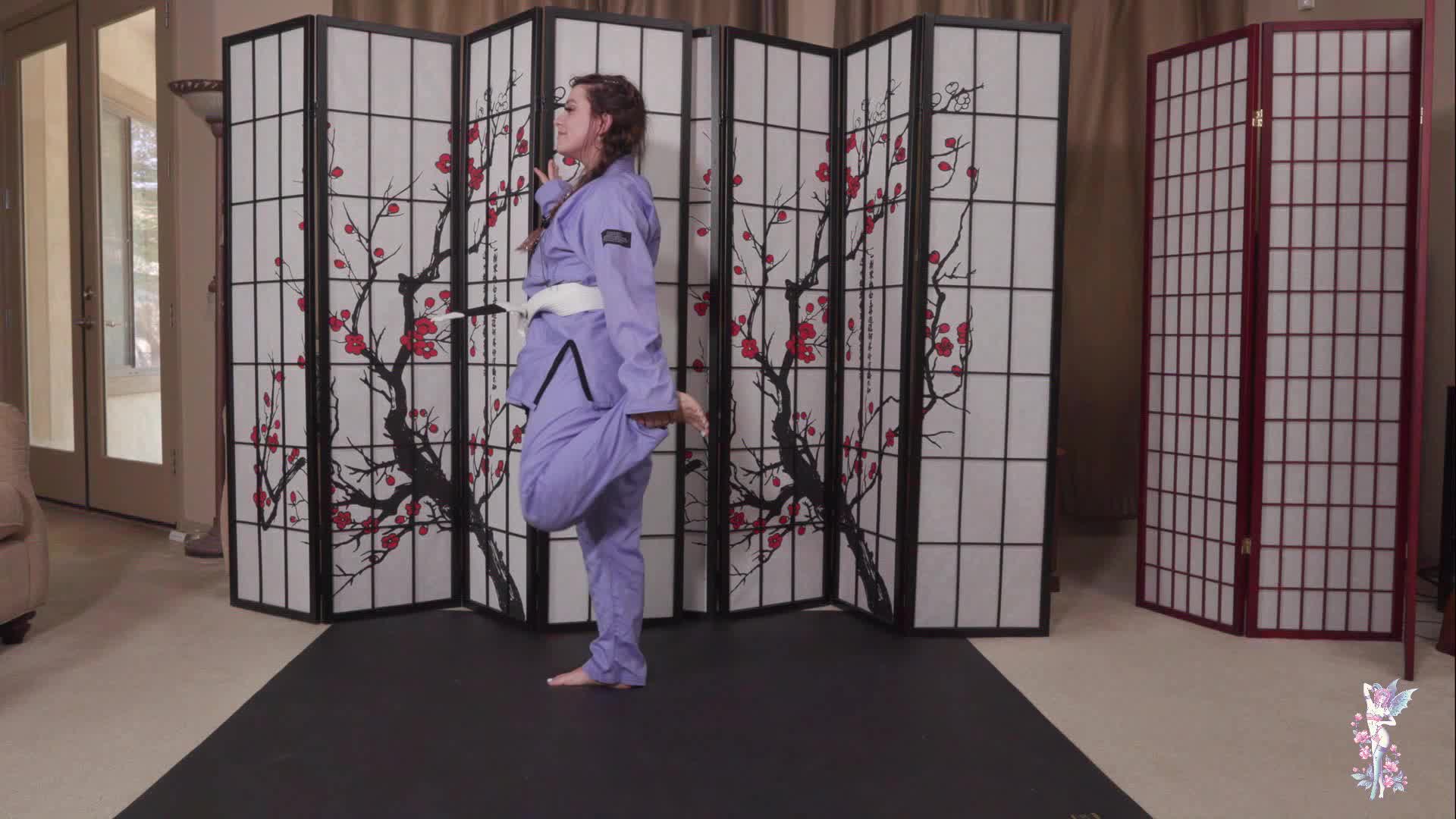 HD/ Koochie Kachow- Tkd Kick Foot Tease