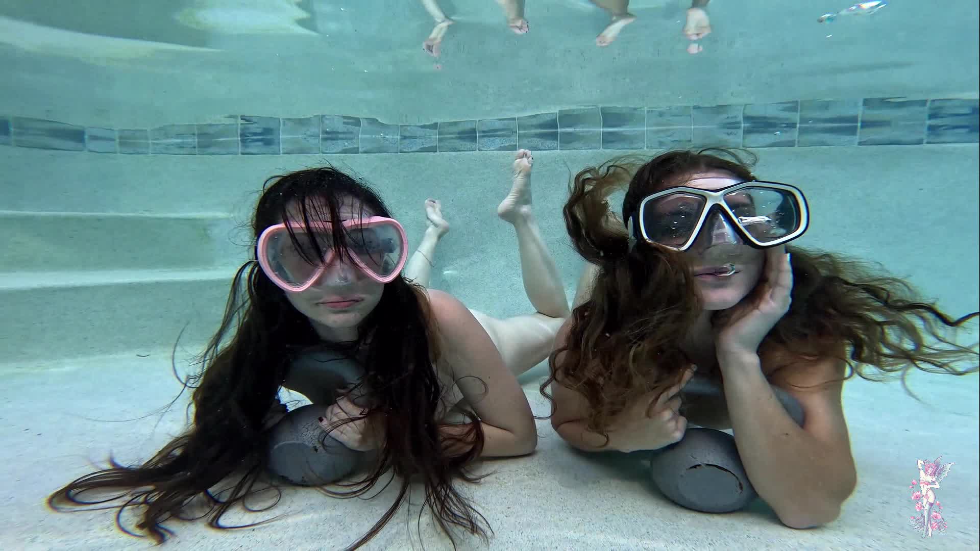 HD/ Ziva Fey- Princess Nathalia- No Prep Underwater Nude Breath Holding Competition