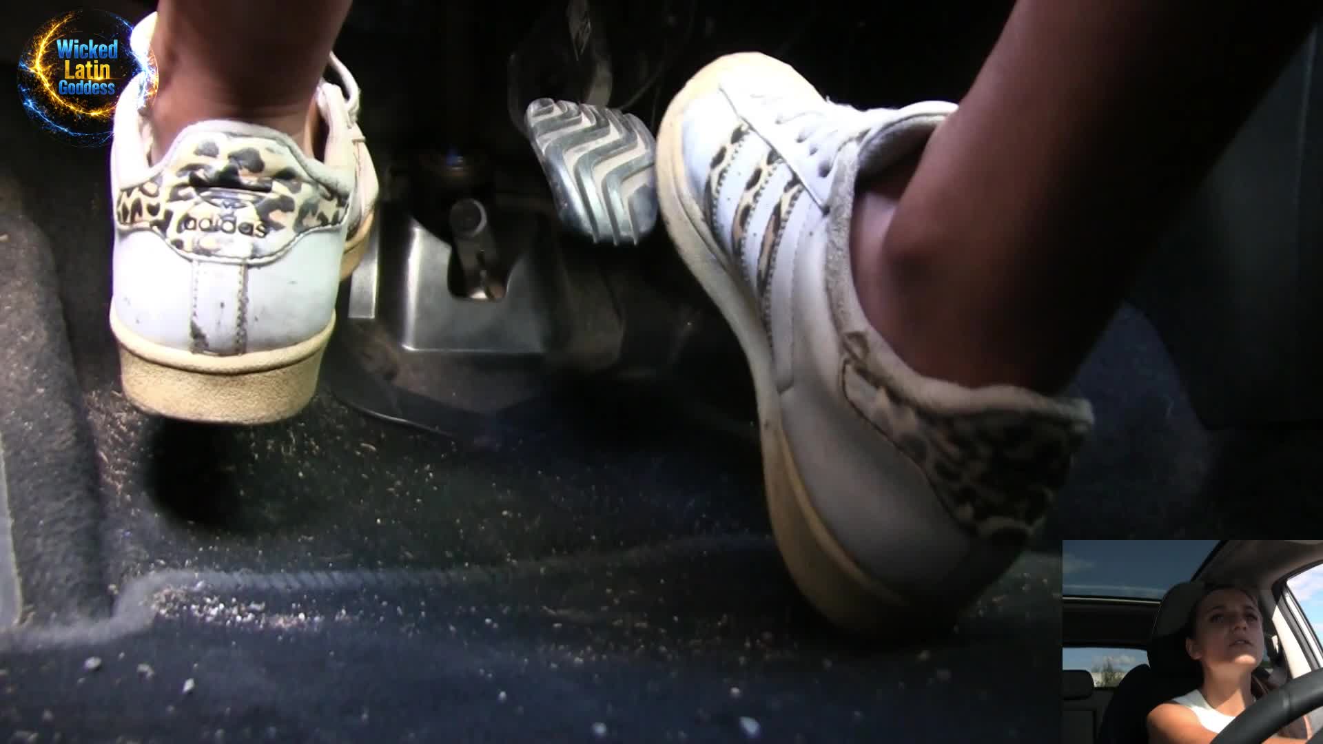 Adidas Superstar Pedal Pump! Intense First-Person Driving And Acceleration By Ladyscorpio