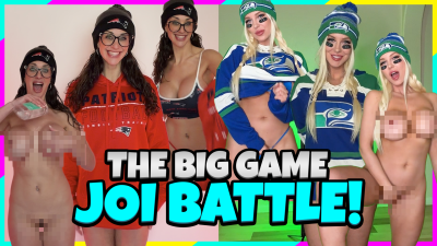 Big Game JOI Battle! Renee And Tara Compete To See Who Can Make You Cum First!