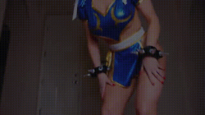 POV: Chun-Li Beats You With Her Thighs And Uses Your Cock Sex Sim!
