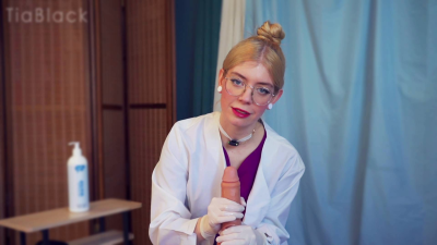 Penis Examination Turns Into Handjob And Cum Encouragement- Doctor Tia Black Talks You Through Medical Exam With Latex Gloved Handjob, Dirty Talk, POV Roleplay, Cumshot