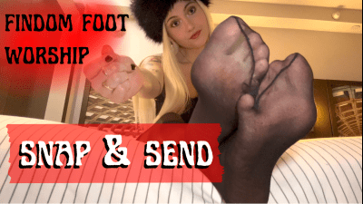 Findom Foot Worship Training: Snap & Send **Interactive**