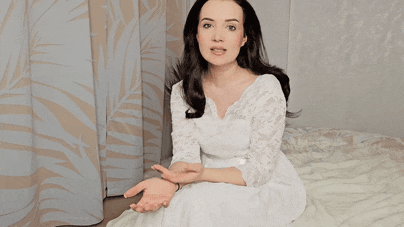 Bride cheats with best man on wedding day JOI