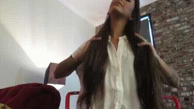 100% Real Long Hair Finger Brushing