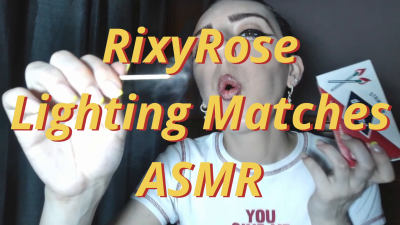 Rixyrose Lighting Matches ASMR (No Talking)