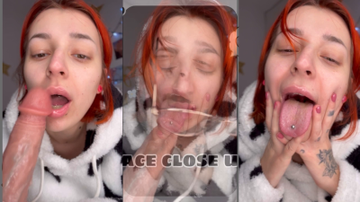 Morning Blowjob Close-Up