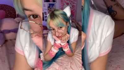 Silly Ahegao Drooling/ Tiny Feet