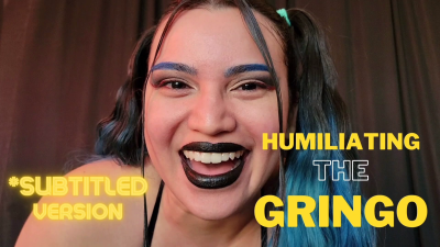 Humiliating The Gringo Bilingual Beatdown With Latina Humiliatrix Countess Wednesday Loser Humiliation, Sexual Rejection, Spanish, Interracial Domination, Loser Porn Mp4 1080P