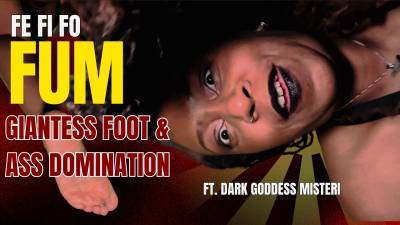 Fe-Fi-Fo-Fum! POV Giantess Crush Ass Smothering Foot Worship Foot Domination