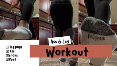 Ebony Ass And Leg Workout Goddess Body Worship