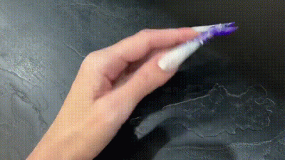 New Long Nails, New Shape And New Length Gothic Almond, Tapping And Finger Crunching