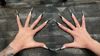 The New Nail Shape Is Even Longer, Sharp Stilettos, Long Fingers, Cream Hands, Jewelry