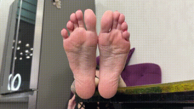 My Pretty Soft Soles, Long Toes And Wrinkled Soles, Bare Feet And Sole Scrunching