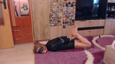 Bondage,Ball Gagged And Blindfold Fetish