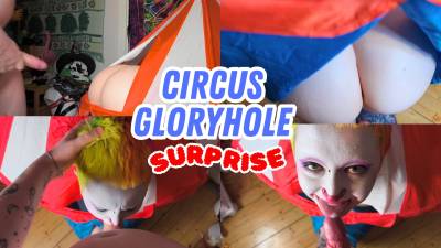 Clown Gloryhole Circus Tent Surprise