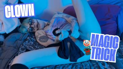 Clown Magic Trick! (POV Pantyhose Stuffing)