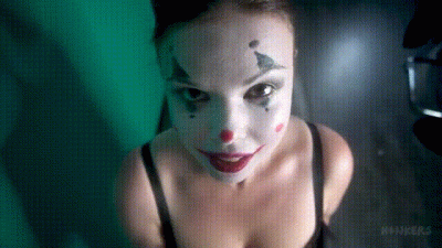 Clowngirl Sucks Ringmaster's Cock - POV Blowjob