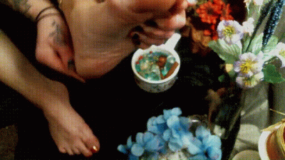 Ruby Red Pedicure Foot Worship Me