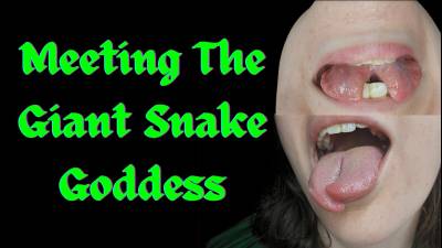 Meeting The Giant Snake Goddess