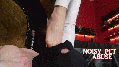 Mistress Gaia Noisy Pet Abuse HD
