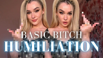 Basic Bitch Censored Middle Finger Worship & Beta Safe Humiliation