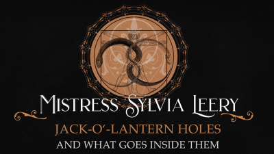 Jack-O-Lantern Holes & What Goes Inside Them