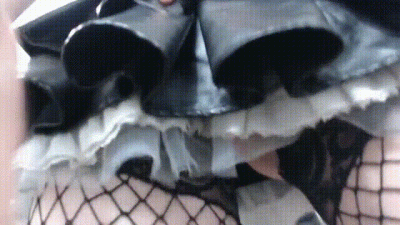Cute T-Girl Upskirt And Big Cumshot Live