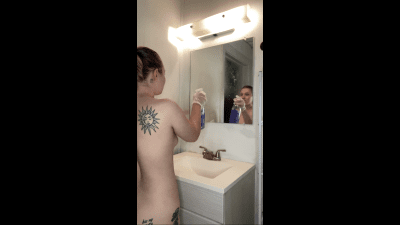 Naked Bathroom Clean