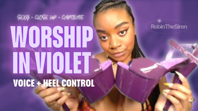 Worship In Voilet- Heel Voice Captivate Control