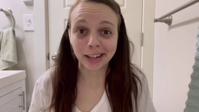 Shaving Head- Cute Brunette Goes From Long Hair To Buzzcut!