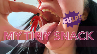 You're Giantess's Little Snack