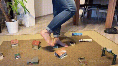 Little Toy Houses Under My Feet