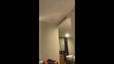 Invisible Cam In The Hotel Bathroom, Watch On The Pregnant Redhead Woman In The Hotel Bathroom With Window